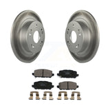 [Rear] 2016-2022 Honda HR-V Premium Coated Rotors & Ceramic Pads Brake Kit For Max Braking