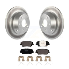 Charger l&#39;image dans la galerie, Rear Coat Brake Rotors Ceramic Pad Kit For Kia Sorento Hyundai Santa Fe Sport XL