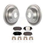 Rear Coat Brake Rotors Ceramic Pad Kit For Kia Sorento Hyundai Santa Fe Sport XL