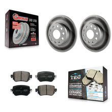 Charger l'image dans la galerie, Rear Coat Brake Rotors Ceramic Pad Kit For Volkswagen Passat GTI Golf SportWagen