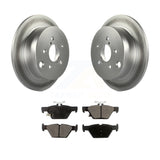 Rear Coated Disc Brake Rotors And Ceramic Pads Kit For Subaru Crosstrek