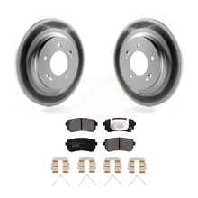 Charger l&#39;image dans la galerie, Rear Coat Brake Rotor Ceramic Pad Kit For Kia Optima With Electric Parking