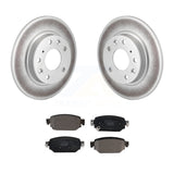 Rear Coated Disc Brake Rotors And Ceramic Pads Kit For Mazda 3 CX-3 Sport