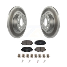 Charger l&#39;image dans la galerie, Rear Coated Disc Brake Rotors And Ceramic Pads Kit For Jeep Renegade Fiat 500X