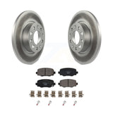 Rear Coated Disc Brake Rotors And Ceramic Pads Kit For Jeep Renegade Fiat 500X