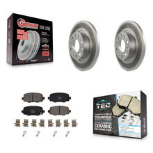 Load image into Gallery viewer, Rear Coated Disc Brake Rotors And Ceramic Pads Kit For Jeep Renegade Fiat 500X