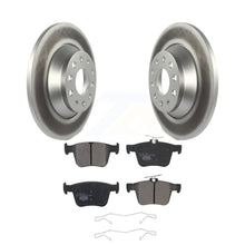 Load image into Gallery viewer, Rear Coated Disc Brake Rotor Ceramic Pad Kit For Volkswagen Tiguan Jetta Audi TT