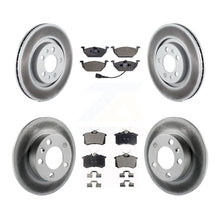 Load image into Gallery viewer, Front Rear Coated Disc Brake Rotors And Ceramic Pads Kit For Volkswagen Beetle