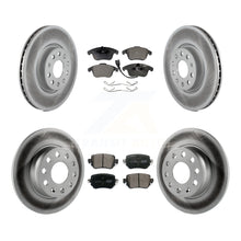 Load image into Gallery viewer, Front Rear Coated Disc Brake Rotors And Ceramic Pads Kit For Volkswagen Passat