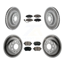 Load image into Gallery viewer, Front Rear Coated Brake Rotor &amp; Ceramic Pad Kit For Volkswagen GTI Golf Alltrack