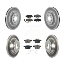 Load image into Gallery viewer, Front Rear Coated Disc Brake Rotors And Ceramic Pads Kit For Audi TT Quattro