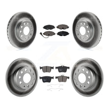 Charger l'image dans la galerie, Front Rear Coat Disc Brake Rotors Ceramic Pad Kit For Audi A3 Quattro Volkswagen