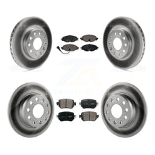 Load image into Gallery viewer, Front Rear Coat Disc Brake Rotors Ceramic Pad Kit For Volkswagen Golf SportWagen