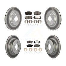 Load image into Gallery viewer, Front Rear Coated Disc Brake Rotors And Ceramic Pads Kit For Kia Optima