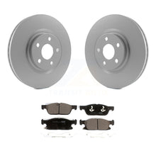 Load image into Gallery viewer, Front Coated Disc Brake Rotors And Ceramic Pads Kit For Lincoln Continental