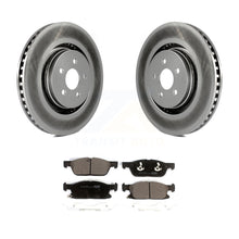 Load image into Gallery viewer, Front Coated Brake Rotor Ceramic Pad Kit For Ford Fusion Lincoln MKZ Continental