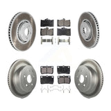Front Rear Coated Brake Rotors Ceramic Pad Kit (6Pc) For Lexus IS350 GS350 GS430
