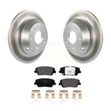 Load image into Gallery viewer, Rear Coat Brake Rotors Ceramic Pad Kit For Kia Sorento With Red Painted Calipers