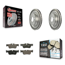 Load image into Gallery viewer, Rear Coat Brake Rotors Ceramic Pad Kit For BMW X1 Mini Cooper Countryman X2 228i