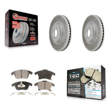 Charger l'image dans la galerie, Front Coat Disc Brake Rotor Ceramic Pad Kit For Ford Police Responder Hybrid SSV