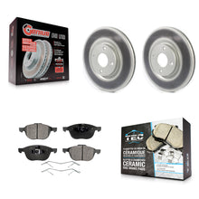Charger l'image dans la galerie, [Front] 2018-2022 Ford EcoSport Premium Coated Rotors &amp; Ceramic Pads Brake Kit For Max Braking