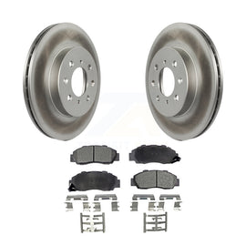 [Front] 1992-1993 Acura Integra GS-R Premium Coated Rotors & Ceramic Pads Brake Kit For Max Braking