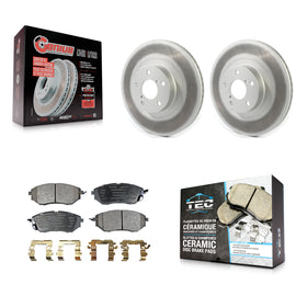 [Front] 2009 Subaru Legacy 3.0 R with 3.0L Premium Coated Rotors & Ceramic Pads Brake Kit For Max Braking