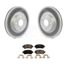 Load image into Gallery viewer, Front Coated Disc Brake Rotors And Ceramic Pads Kit For Toyota Yaris iA Scion