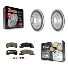 Load image into Gallery viewer, [Front] 2017-2022 Mitsubishi Mirage G4 Premium Coated Rotors &amp; Ceramic Pads Brake Kit For Max Braking