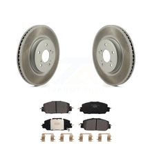 Load image into Gallery viewer, Front Coated Disc Brake Rotors And Ceramic Pads Kit For Honda CR-V