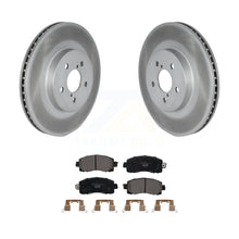 Load image into Gallery viewer, Front Coated Disc Brake Rotors And Ceramic Pads Kit For Subaru Crosstrek Impreza