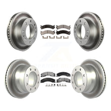 Charger l'image dans la galerie, Front Rear Coat Disc Brake Rotors Ceramic Pad Kit For Chevrolet Express 4500 GMC