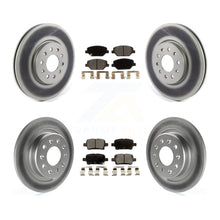 Charger l'image dans la galerie, Front Rear Coated Brake Rotors Ceramic Pad Kit For Chevrolet Equinox GMC Terrain