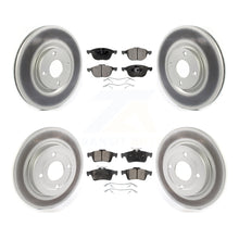 Load image into Gallery viewer, [Front+Rear] 2018-2022 Ford EcoSport AWD Premium Coated Rotors &amp; Ceramic Pads Brake Kit For Max Braking