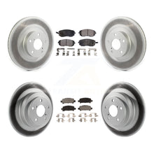 Load image into Gallery viewer, [Front+Rear] 05-06 Subaru Baja Turbocharged Premium Coated Rotors &amp; Ceramic Pads Brake Kit For Max Braking