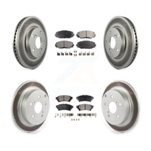 Charger l'image dans la galerie, [Front+Rear] 2012-2018 Toyota Prius V Premium Coated Rotors &amp; Ceramic Pads Brake Kit For Max Braking