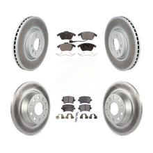 Load image into Gallery viewer, Front Rear Coated Disc Brake Rotors And Ceramic Pads Kit For Volkswagen CC