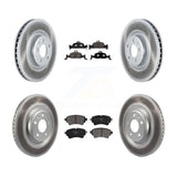 Front Rear Coat Brake Rotor Ceramic Pad Kit For Audi Q5 A5 Quattro A4 A6 allroad