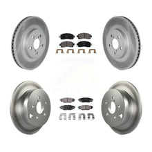 Charger l'image dans la galerie, Front Rear Coated Disc Brake Rotors Ceramic Pad Kit For Subaru Crosstrek Impreza