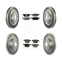 Charger l'image dans la galerie, Front Rear Coat Disc Brake Rotors Ceramic Pad Kit For Land Rover Discovery Sport