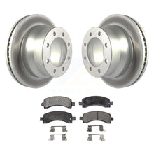 Charger l&#39;image dans la galerie, Rear Coated Disc Brake Rotors And Ceramic Pads Kit For Chevrolet Express 4500