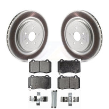 Charger l&#39;image dans la galerie, Rear Coated Disc Brake Rotor &amp; Ceramic Pad Kit For Chevrolet Camaro Cadillac CTS