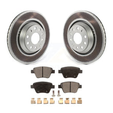 Load image into Gallery viewer, Rear Coated Disc Brake Rotors And Ceramic Pads Kit For Volkswagen GTI