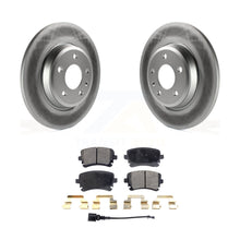 Charger l&#39;image dans la galerie, Rear Coated Disc Brake Rotors And Ceramic Pads Kit For Audi Q5 A4 allroad