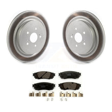 Charger l&#39;image dans la galerie, Rear Coat Disc Brake Rotor Ceramic Pad Kit For Lexus RX350 RX450h RX350L RX450hL