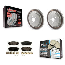 Load image into Gallery viewer, Rear Coat Disc Brake Rotor Ceramic Pad Kit For Lexus RX350 RX450h RX350L RX450hL