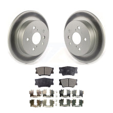 Load image into Gallery viewer, Rear Coated Disc Brake Rotors And Ceramic Pads Kit For Toyota Camry