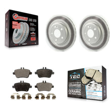 Charger l'image dans la galerie, Rear Coated Brake Rotor Ceramic Pad Kit For Mercedes-Benz GLA250 CLA250 INFINITI