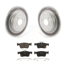 Charger l&#39;image dans la galerie, Rear Coated Disc Brake Rotors And Ceramic Pads Kit For 2019-2022 Acura RDX