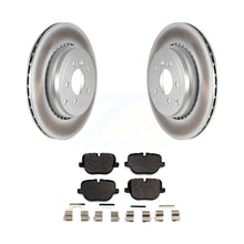 Load image into Gallery viewer, Rear Coated Brake Rotors Ceramic Pad Kit For Land Rover Range Sport Supercharged